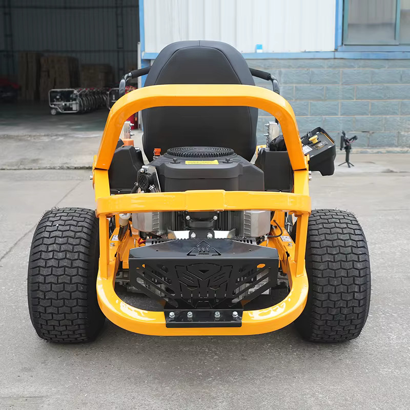 SAAO Zero-Turn Rasentraktor mit 46 Zoll Schnittbreite in Orange und Gelb - Bild 3