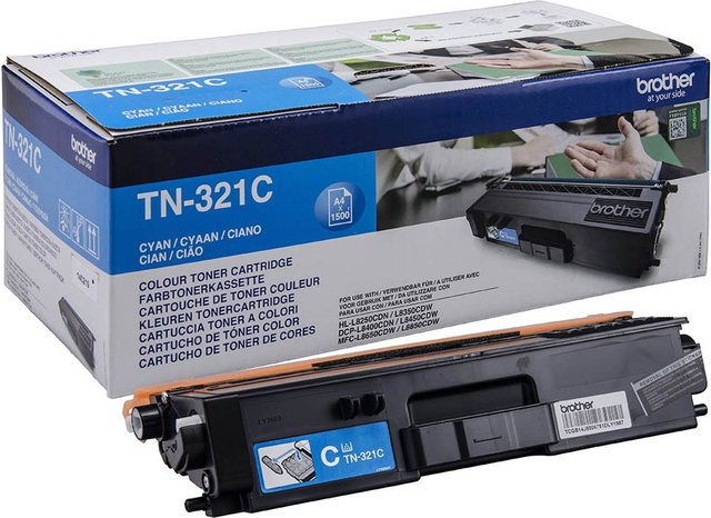 Brother Toner TN-321C Cyan für HL-L8250CDN Laserdrucker - Bild 1