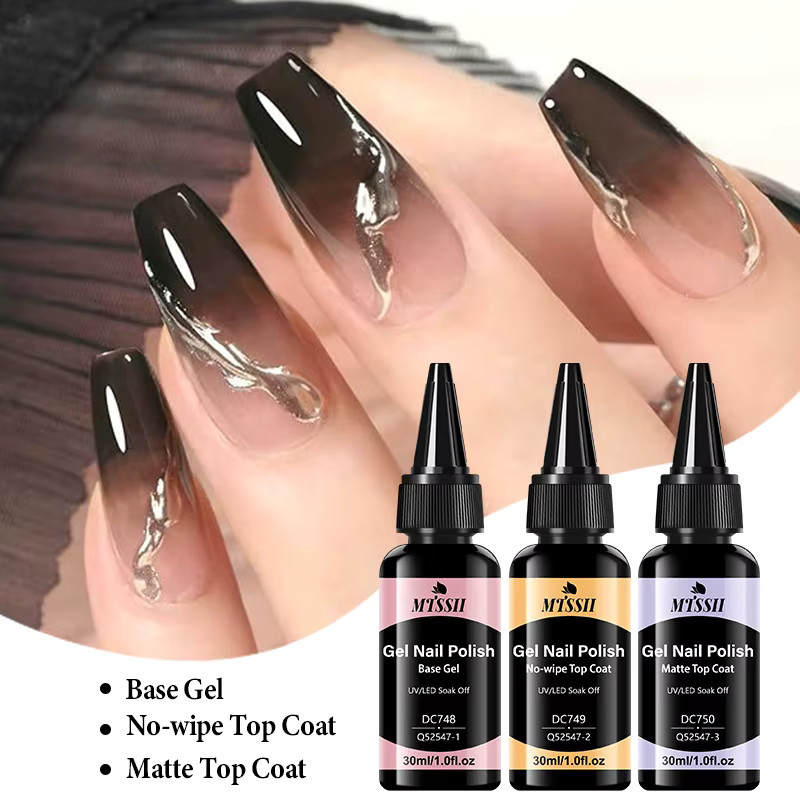 Mtssii Matte Top Coat Gel, Transparent, 30 ml - Bild 2