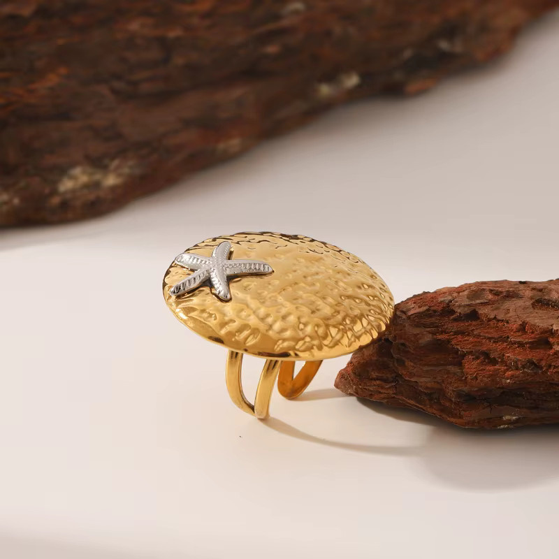 Loe Ring, Edelstahl, Seestern, Damen - Bild 2