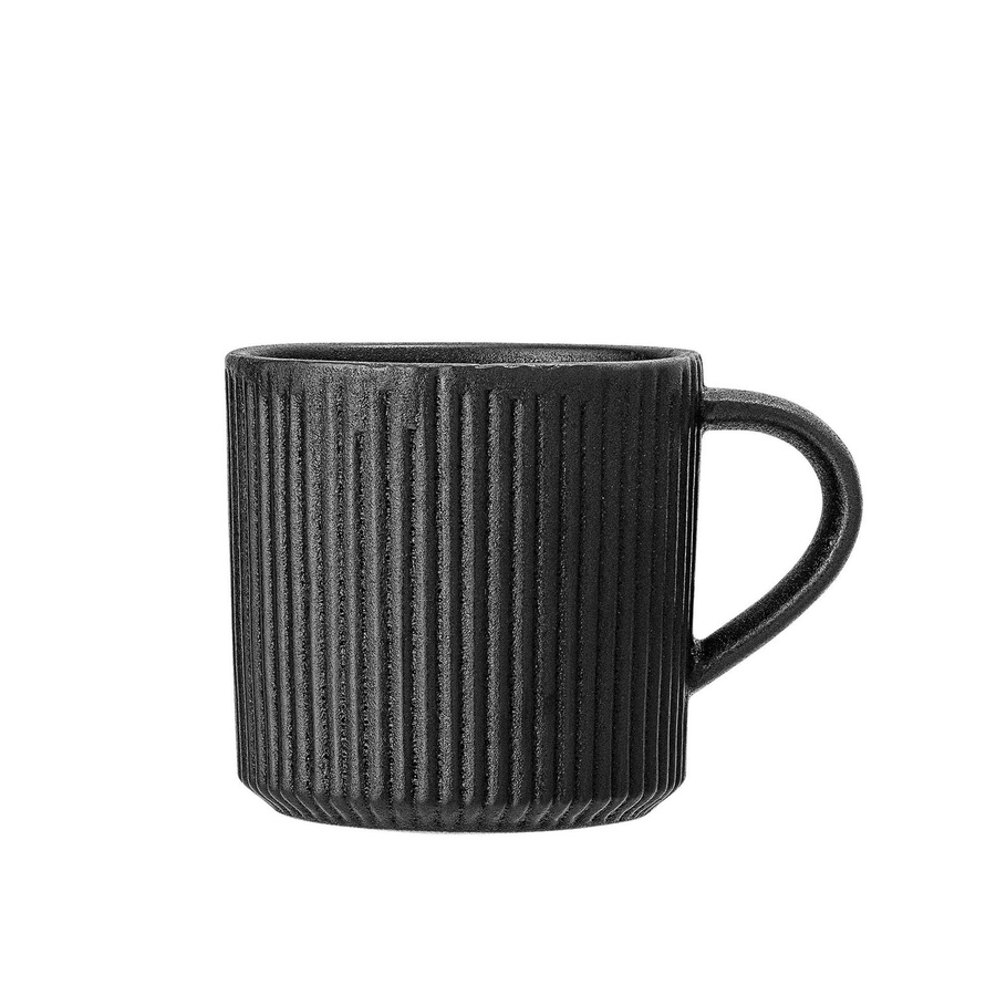 Bloomingville Keramikbecher Neri in Schwarz - Bild 1