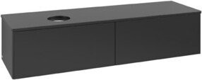 V&B Waschtischunterschrank Antao ohne Frontstruktur, Blau, B/T: 160 x 50 cm - Bild 1