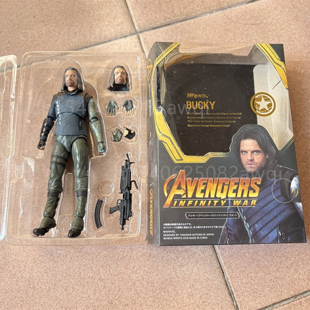 Bandai Marvel Wintersoldat Bucky Barnes Captain America Actionfigur - Bild 1