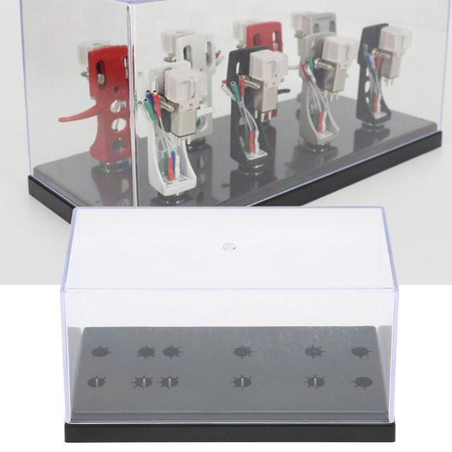 VBESTLIFE Aufbewahrungsbox für Phonograph-Köpfe in Weiß - Bild 1