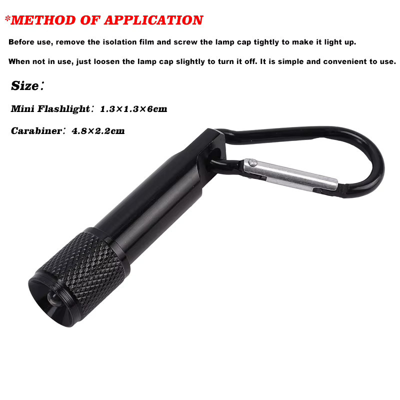 NEWBIRTH LED Taschenlampe mit USB-Aufladung, tragbare Outdoor-Campinglampe mit COB-Seitenlicht und Teleskopfokus aus ABS-Kunststoff - Bild 5