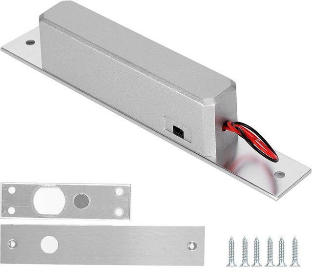GoolRC GK-202 DC12V Elektrisches Riegeltürschloss Einsteckschloss für Sicherheitszugangskontrollsystem in Grau und Silber - Bild 1