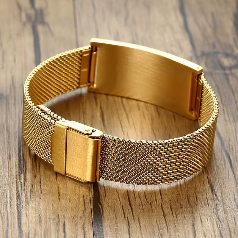 Armband Edelstahl, Gold, Unisex - Bild 2