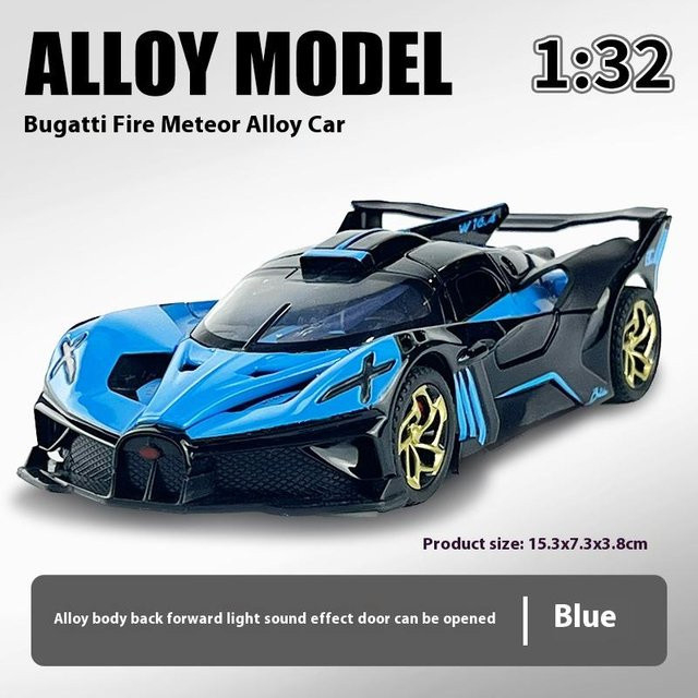Linyi toy car Bugatti Modellauto, 1:32 Skala, mit Licht und Sound, ab 14 Jahren - Bild 1