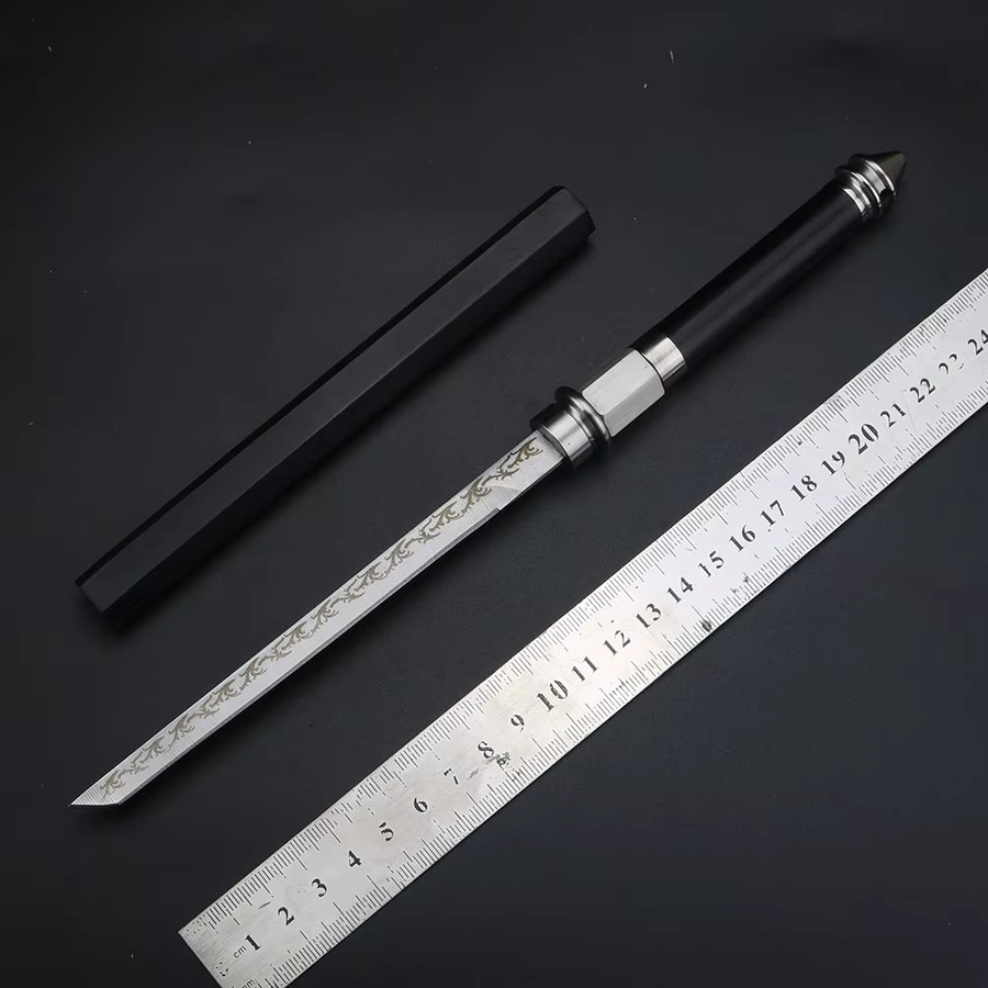 XUAN FENG Drehbarer Fleischschneider aus 5cr13 Stahl mit scharfer 62 HRC Klinge in Silber - Bild 1