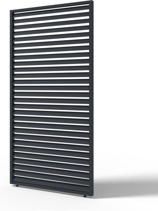 PergoLine Seitenwandpaneel Trumpf und Superior horizontal, Anthrazit, Breite: 0,93 m - Bild 4