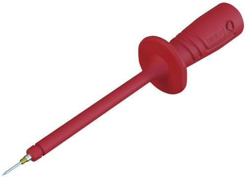 Hirschmann Test & Measurement PRUEF 2610 FT rt Sicherheits-Prüfspitze 972318101 mit 4mm Steckanschluss, CAT II 1000V, Farbe: Rot - Bild 1