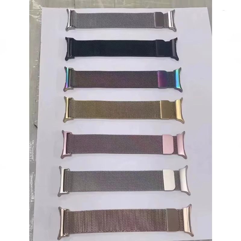 Uhrenarmband Milanese Loop Magnetarmband, Edelstahl, Silber, Unisex - Bild 5