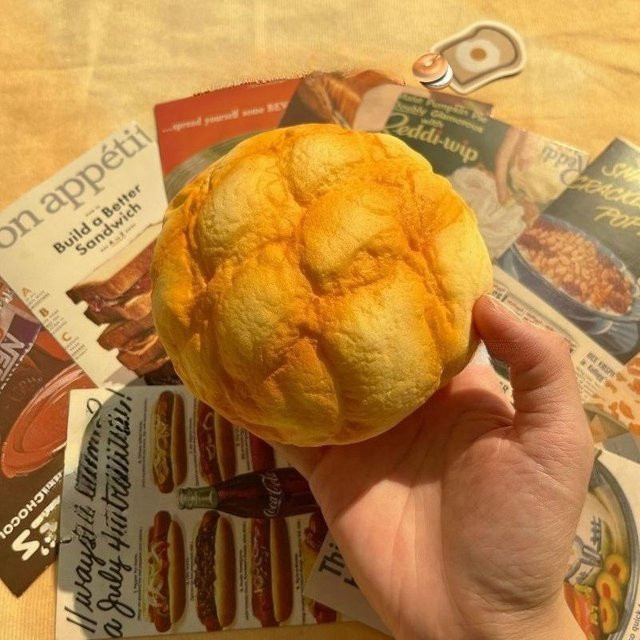 Squishy Falsches Toast Croissant, Quetschspielzeug, Realistisches Brot - Bild 1