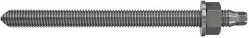 Fischer Ankerstange 96219 RG M 16x190 C aus verzinktem Stahl, Farbe: Silber, 10 Stück, Durchmesser: 18 mm, Länge: 190 mm - Bild 1