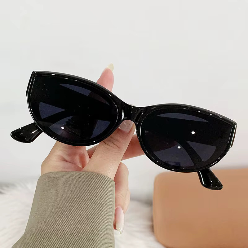 Sonnenbrille Cat Eye, Damen, Vollrand, Schwarz, Kunststoff - Bild 4