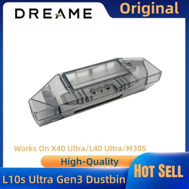 Dreame Ersatz-Schmutzsammelbox für L10S Ultra Gen3 und X40 Ultra Roboterstaubsauger, transparent - Bild 1