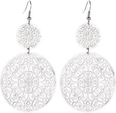 Wucifang Jewelry Ohrringe, Vintage, Damen, weiß - Bild 1