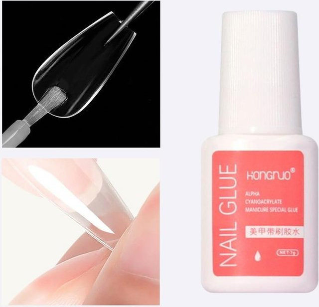 7G Nagelkleber, White, 7g - Bild 1