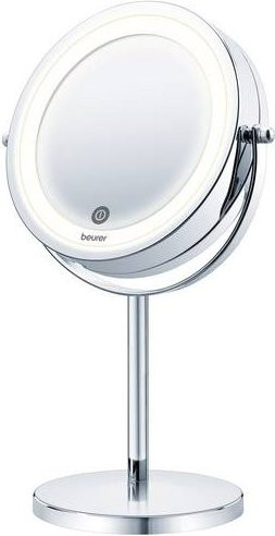 Beurer BS 55 Kosmetikspiegel mit LED-Beleuchtung, dimmbar und Touch-Bedienung, Chrom - Bild 1