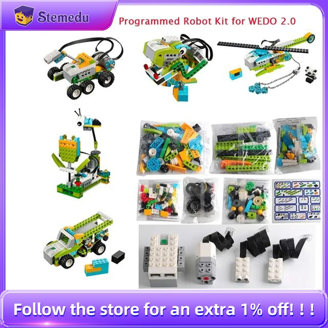 stemedu We-do2.0 45300 Core-Programmierkit, Bausteinen-Kit, 280 Stück - Bild 1
