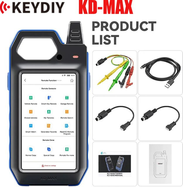 KEYDIY KD MAX Key Programmer Tool Maker und Generator mit 96bit und 48 Kopierfunktion für Transponder Chips - Bild 1