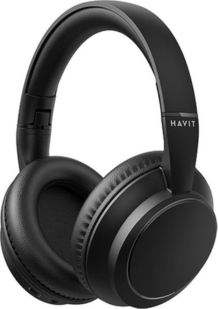 Havit H619BT Bluetooth Headset mit Handsfree-Funktion und USB-C, Schwarz