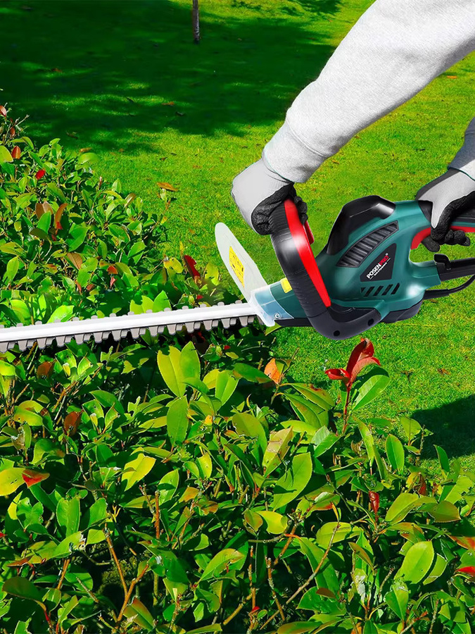 POSENPRO Elektrische Heckenschere mit 500W und 450mm Klinge für hohe Hecken und Zäune - Bild 7