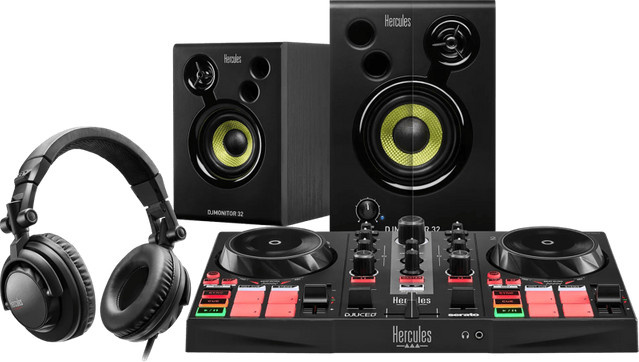 Hercules DJ Learning Kit MK2 DJ Controller in Schwarz - Bild 1