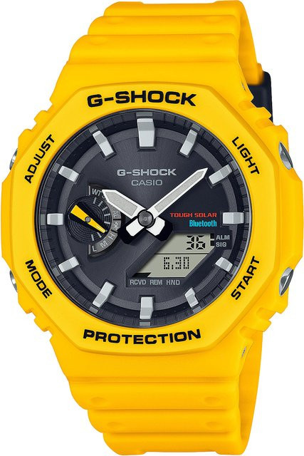 Casio G-Shock Armbanduhr, Solar, Analog-Digital, Kunststoff, 46 mm, Herren - Bild 1