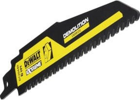 DeWalt Carbide Säbelsägeblatt für nageldurchsetztes Holz, 152 mm, 6 TPI, Gelb - Bild 2