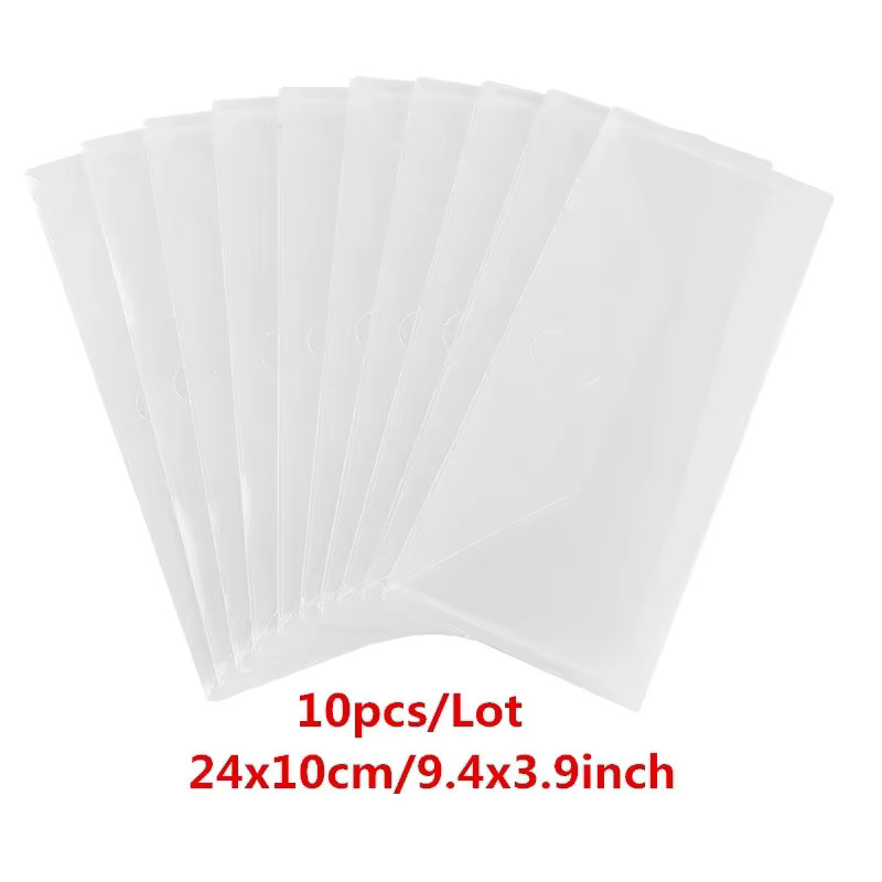 10 Stück transparente Kunststoffplatten als Aufbewahrungsblätter für Stempel und Slimline-Stanzformen zum Basteln und Sammeln - Bild 2