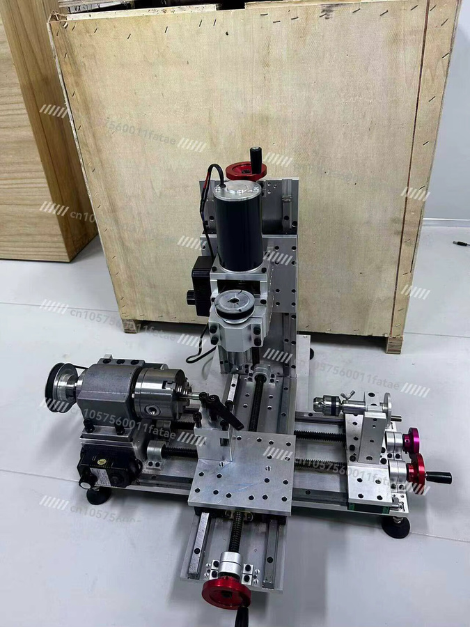 DIY-Dreh-, Fräs- und Bohrmaschine als Tisch-Haushaltsdrehmaschine in Silber - Bild 6