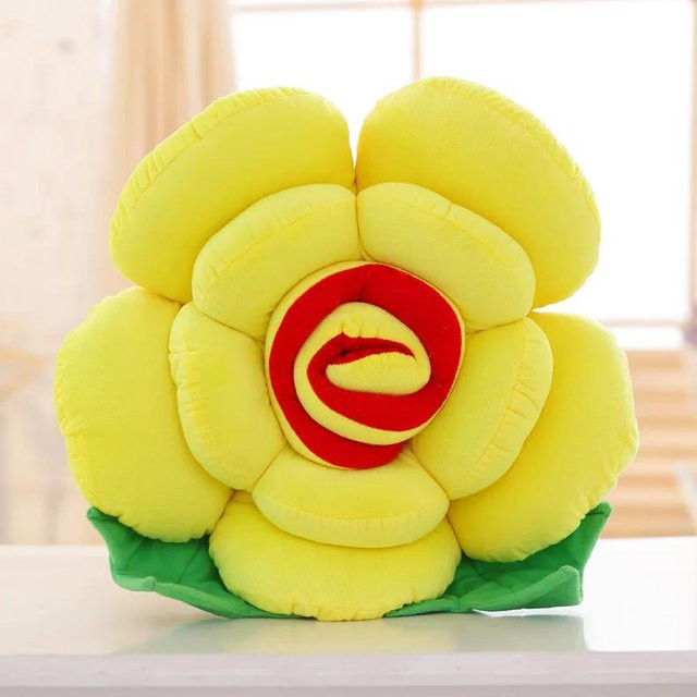 Yiran toy Rosenförmiges Sofakissen Plüschtier, 15cm - Bild 1