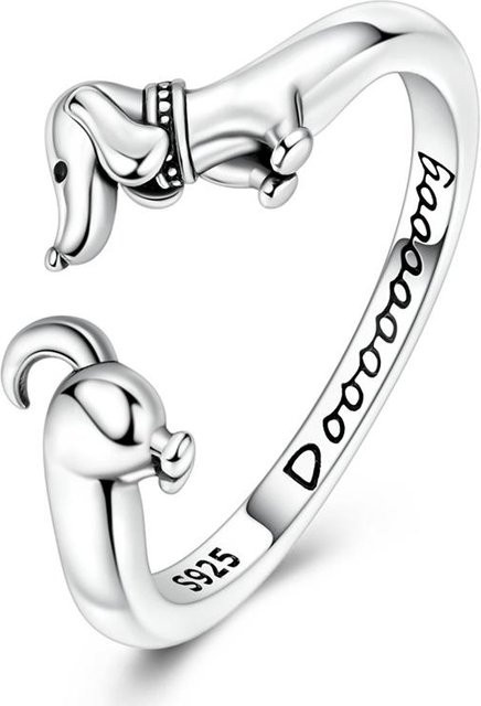 Dackelring 925 Silber, Damen - Bild 1