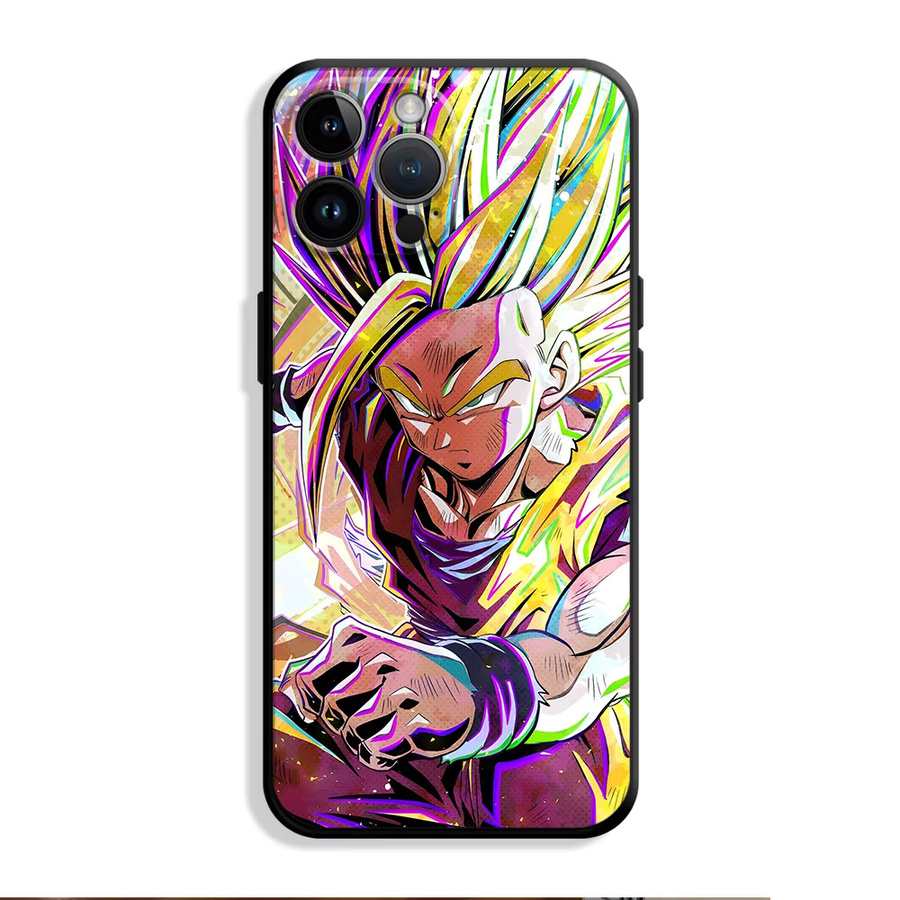 Dragon Ball Vegeta Handyhülle für iPhone Modelle in Schwarz und Multicolour - Bild 5