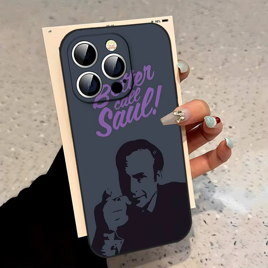 B-Better Call S-Saul TV-Handyhülle Schwarz für iPhone 17, 16, 15, 14, 13, 11 Pro Max, Plus, X, Xr, Xs Max und 13 Mini - Bild 5