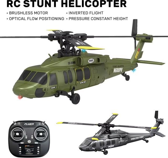 JIKEFUN K200 RC Helikopter, ferngesteuert, bürstenlos, Invertierter Flug Stunt - Bild 1
