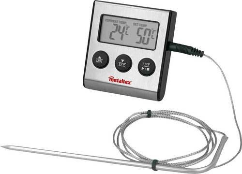 Metaltex Bratenthermometer aus Edelstahl in Silber - Bild 1