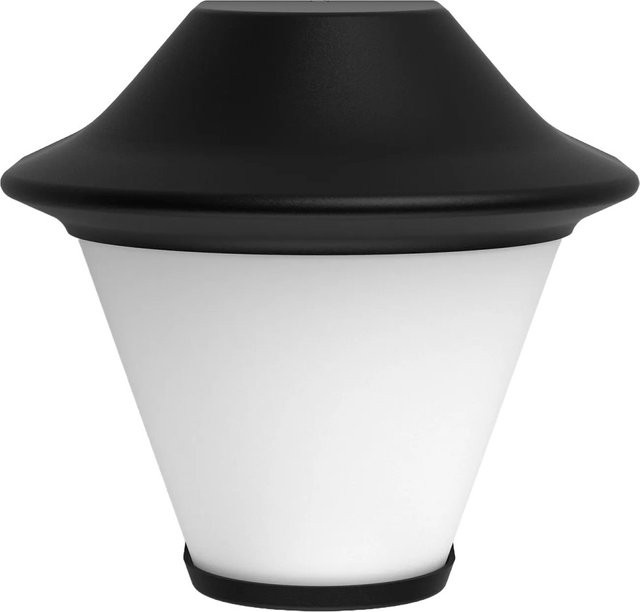 Philips Wandleuchte MyGarden Serres Schwarz für den Außenbereich mit E27 Fassung, B/T/H: 17 x 13,3 x 18,2 cm - Bild 1