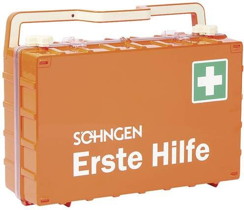 Söhngen Erste Hilfe Koffer DIN 13169 Orange B/T/H: 45,2 x 38,4 x 15,2 cm - Bild 1