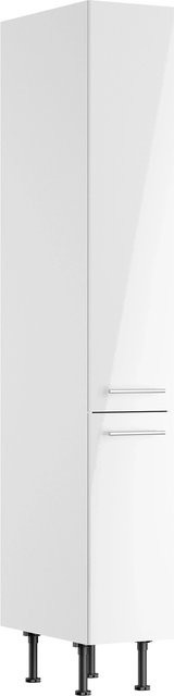 Optifit Küchen-Apothekerschrank Rurik986 in Weiß, glänzend, B/T/H: 30 x 58,4 x 211,8 cm - Bild 1