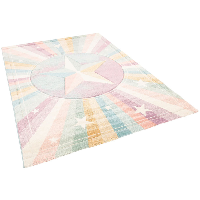 Pergamon Kinder Teppich Maui Kids Rainbow Star, bunt, B/B: 140 x 200 cm - Bild 2