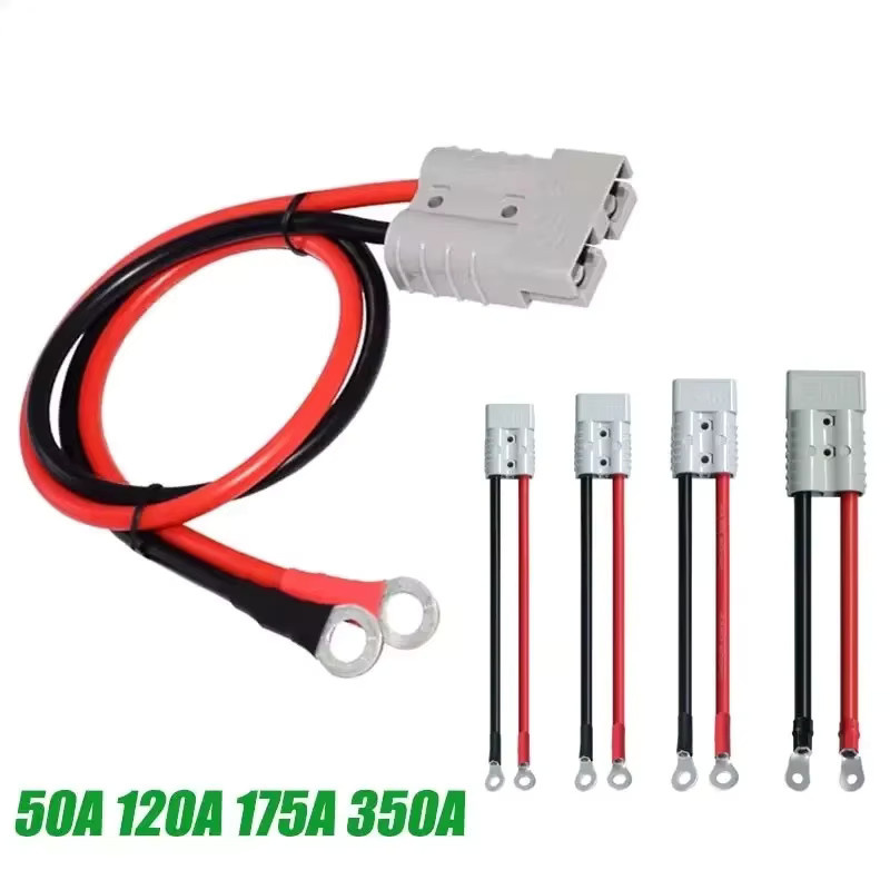 DIVEDEER Steckverbinderkabel mit M8/M6 Anschluss in Rot für wiederaufladbare Batterieanschlüsse bis 600V - Bild 3