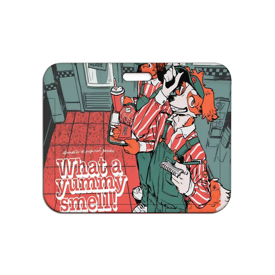 S-SMELL N-Nagabe Cartoon Furry Kartenhalter in Multicolour für Arbeitsausweise, Zugangskarten und Buskarten - Bild 5