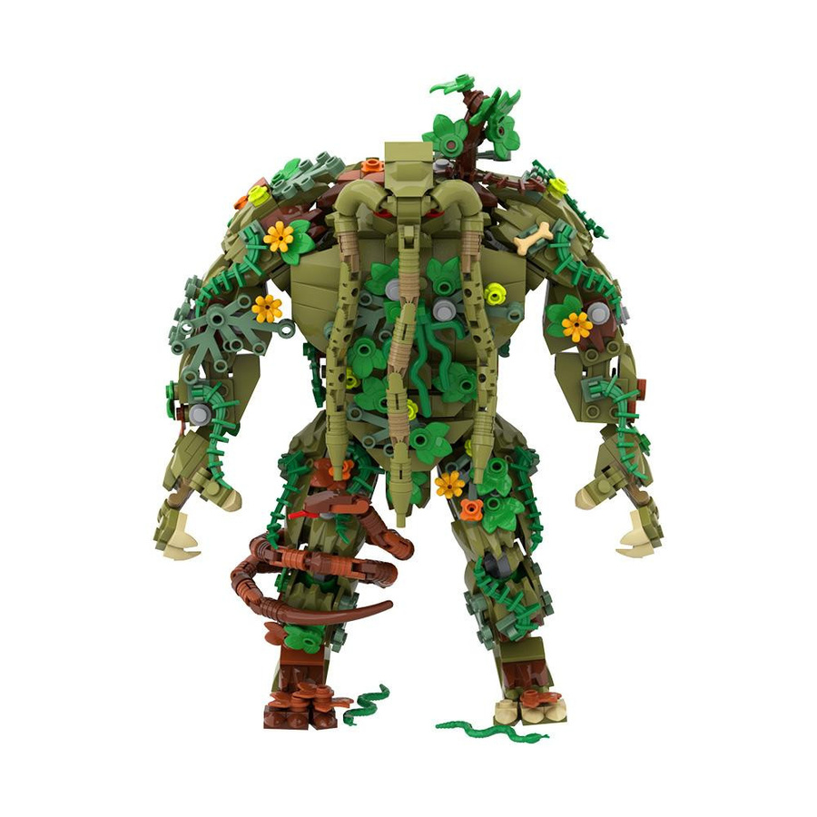Gobricks Malveled Man-Thing Ted Bausteine Sumpfmonster Werwolf ab 14 Jahren - Bild 2
