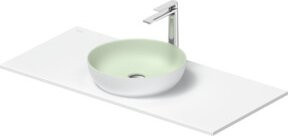 Duravit Konsolenwaschtisch Sivida in Grün und Weiß matt, B/T: 108 x 50 cm - Bild 1