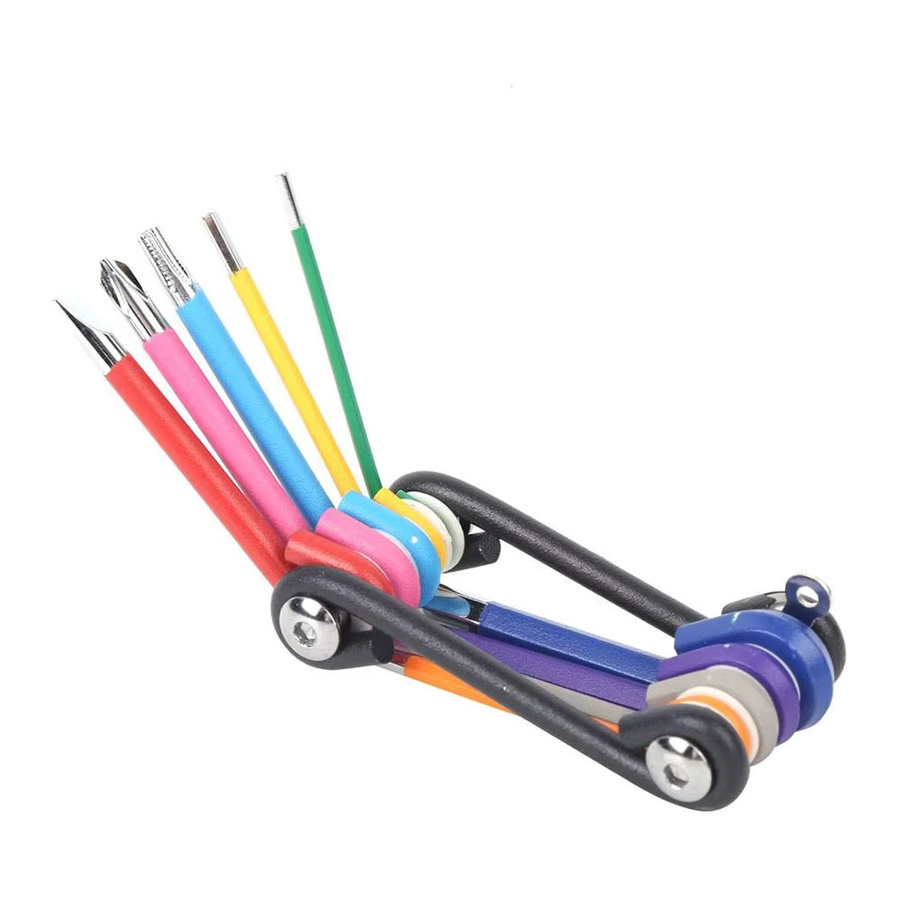 WOZOBUY Klappschlüssel-Set metrisches Inbusschlüssel-Set für Fahrräder, Motorräder und Möbel - Bild 2