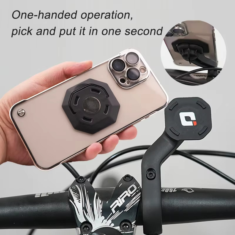 ODI PH-01 Magnetische Schnellverschluss-Telefonhalterung für Fahrrad und Motorrad in Schwarz - Bild 3