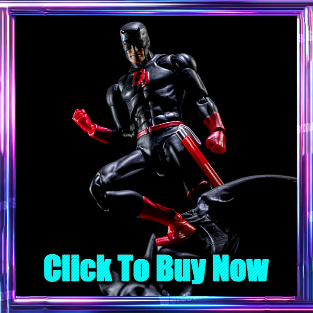 Bandai Daredevil Black 999 Red Mafex 223 Actionfigur, Comic-Version, Schwarz, Rot - Bild 1