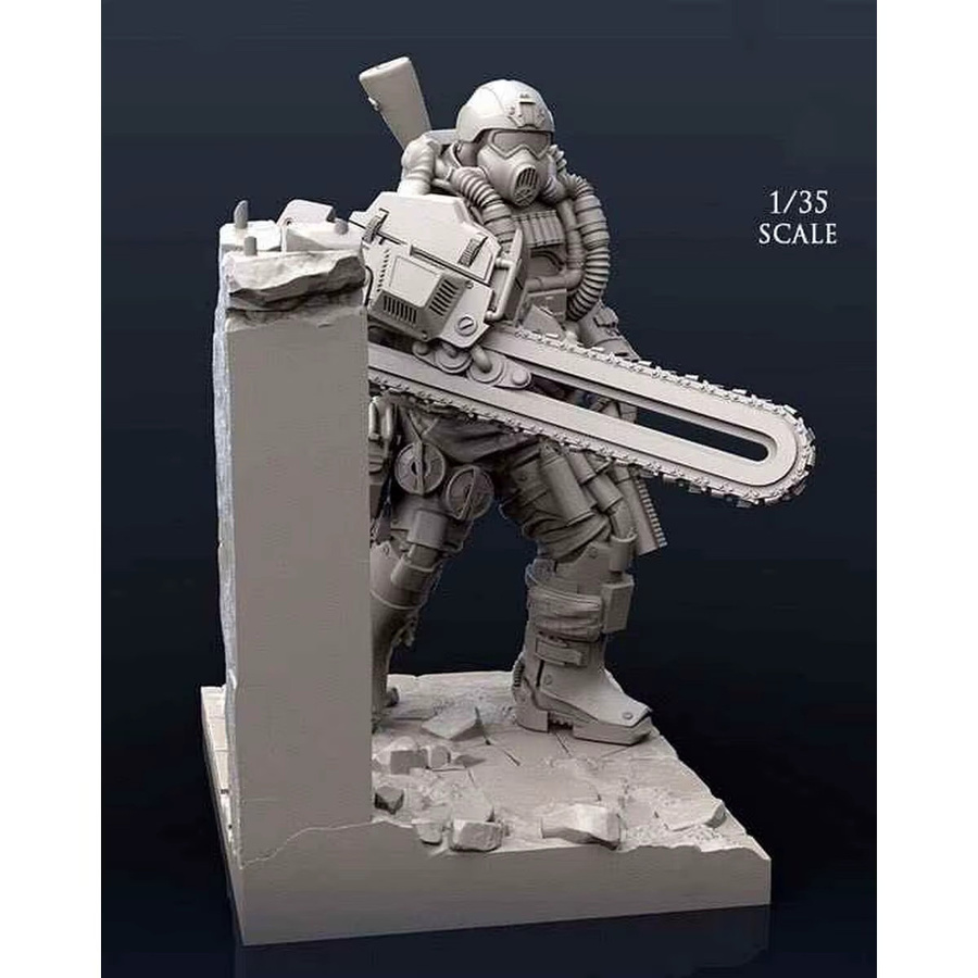 GK Bio-Force Nest Destroyer, Resin-Soldatenmodell, unmontierter und unbemalter Bausatz - Bild 2